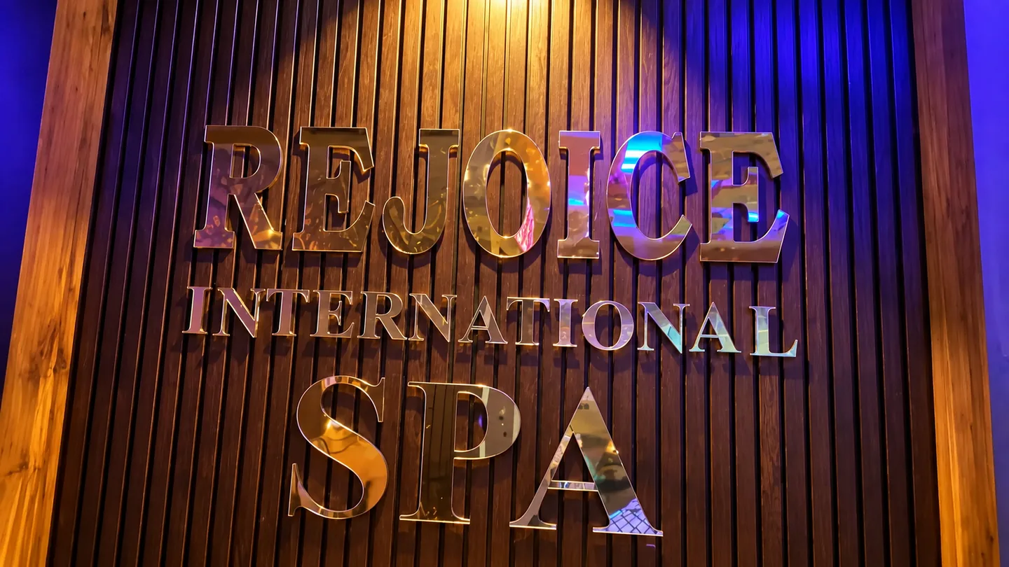 Interior of Rejoice International Spa in Bellandur